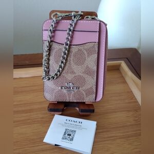 Coach Zip Card Case
